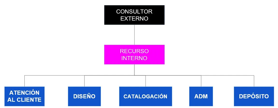 Estructura equipo e-commerce